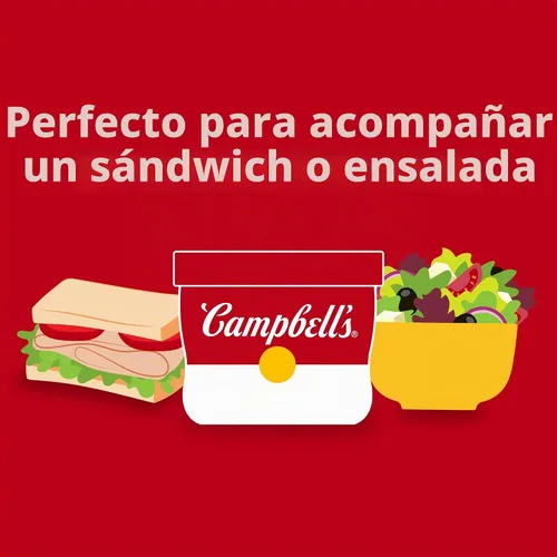 Vista 5 de Campbell's Homestyle - Sopa de fideos con pollo, cuenco para microondas de 15.4 onzas (caja de 8)