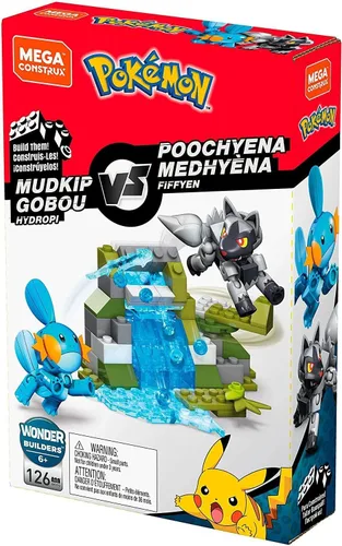 Vista 2 de Mega Construx Pokemon Mudkip vs Poochyena