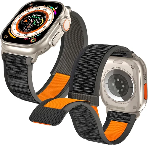 Vista 10 de Trail Loop - Correa de nailon compatible con Apple Watch
