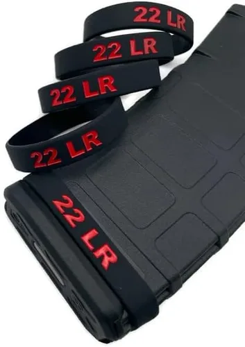 Vista 2 de 22LR 22 Long Rifle Magazine Mag ID Band Think and Durable (paquete de 5)