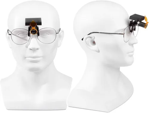 Vista 7 de Cabeza 3W para gafas con clip óptico tipo + caja de almacenamiento (3W)