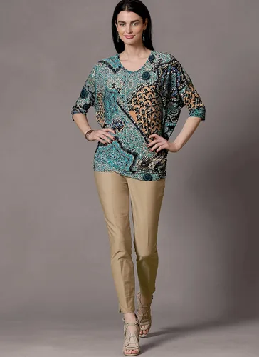 Vista 7 de Butterick Misses' Top/Tunic, Code B6854 - Kit de patrones de costura, tallas 8-10-12-14-16, multicolor