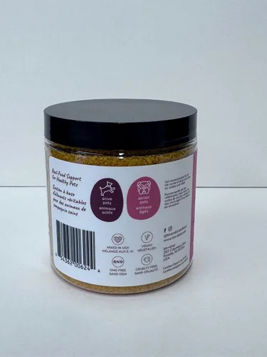 Vista 9 de kin+kind Probióticos + paquete de cadera y articulaciones para perros y gatos – Apoyo natural digestivo y articular con prebióticos, fibra y cúrcuma