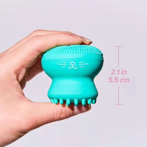 Vista 4 de I Dew Care Herramienta de limpieza - Limpiador facial Pawfect Limpiador de poros de silicona 3 en 1, exfoliante y masajeador con esponja