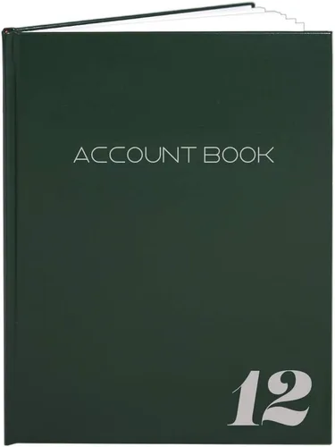 Vista 7 de BookFactory Libro de contabilidad de 2 columnas/libro de cuenta/libro de contabilidad/cuaderno (formato de libro columnar de dos columnas)