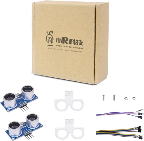 Vista 7 de 2 unids ultrasónico módulo sensor de distancia con 2 unids soporte de montaje para Raspberry Pi Arduino Uno R3 Mega 2560 Nano Smart Robótica