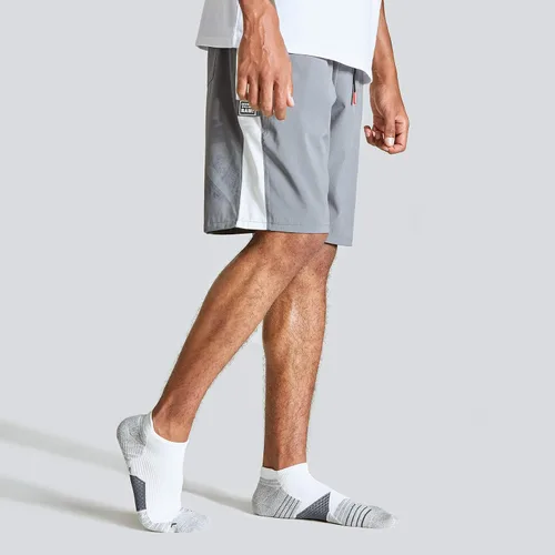 Vista 5 de WANDER Calcetines deportivos para correr para hombre, 7 pares de calcetines gruesos acolchados para hombre, calcetines deportivos de corte bajo