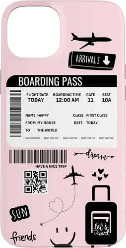 Vista 9 de Funda rosa para iPhone 14 Pro Max