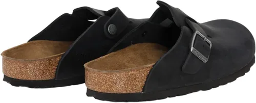 Vista 3 de Birkenstock Zuecos de gamuza Boston para mujer