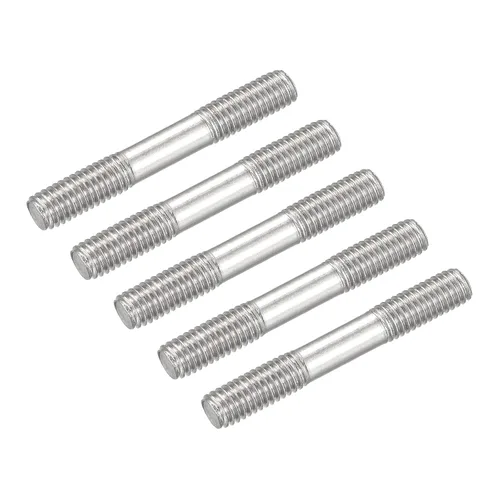 Vista 26 de METALLIXITY Pernos de doble extremo (rosca M4, longitud 20 mm) 5 piezas, pernos de varilla roscada de doble rosca de acero inoxidable 304