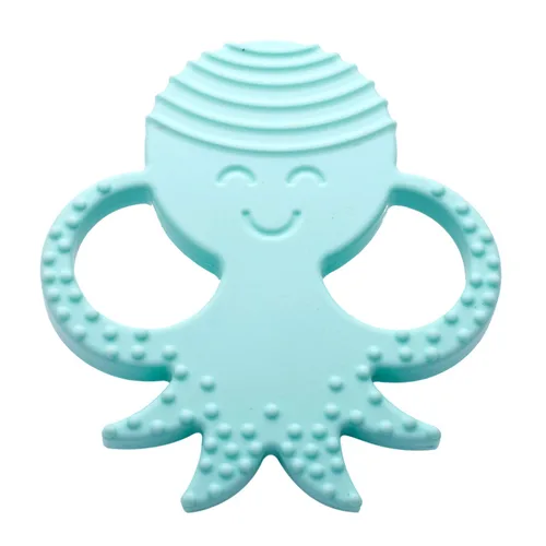 Vista 7 de Juguetes de dentición de silicona sin BPA Sisilia Pulpo (Azul marino)
