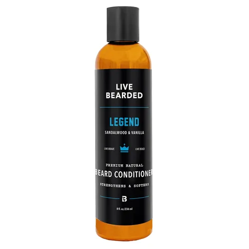 Vista 12 de Live Bearded Acondicionador para barba, 8 onzas líquidas, fortalece y suaviza el vello facial, fabricado en los Estados Unidos, ingredientes