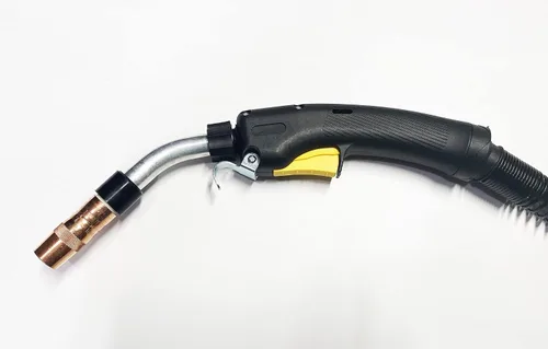 Vista 2 de Reemplazo de pistola Mig para Bernard BTB 200 Amp Q20 15ft Miller Connector Centerfire Parts (solo pistola gigante)