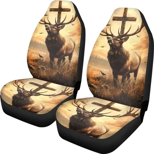 Vista 13 de Talayituse - Funda de asiento de coche con estampado de salpicaduras de pintura de la bandera americana, funda de asiento de cubo para vehículo, 4
