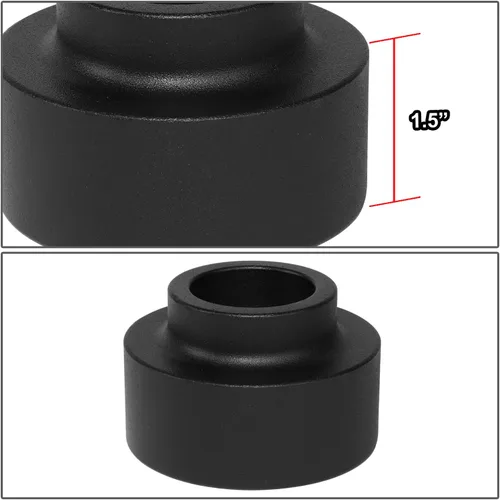 Vista 3 de J2 Engineering J2-LK-CH-R-004-BK Kit de elevación de nivelación trasera de 1.5 pulgadas, espaciadores de percha de resorte compatibles