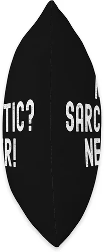 Vista 2 de Me? Sarcastic? Never! Sarcastic Apparel Co. Me Sarcastic Never Funny Sarcasm Witty Joke Dry Humor - Almohada de 16 x 16 pulgadas, multicolor