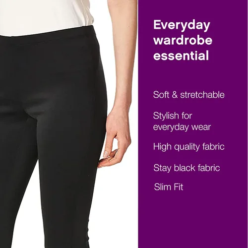 Vista 3 de No Nonsense Legging Blackout para Mujer