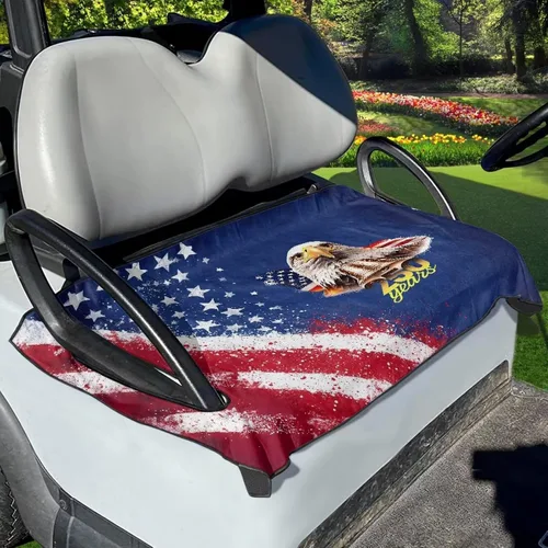 Vista 41 de Fundas de asiento de carrito de golf, mantas para carrito de golf, fundas de asiento de toalla para la mayoría de carritos de golf de 2 asientos