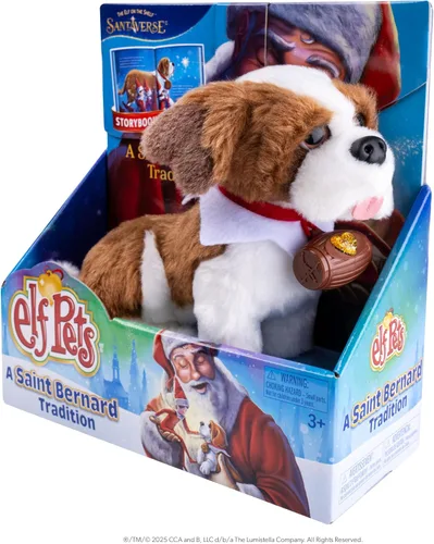 Vista 3 de The Elf on the Shelf Elf Pets Saint Bernard Book & Plush