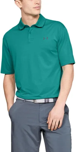 Vista 13 de Under Armour Men's Performance 2.0 Golf Polo (864) Afterglow/ Gris parcela