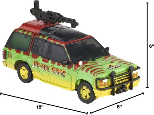 Vista 10 de Transformers Generations Collaborative: Jurassic Park Mash-Up Tyrannocon Rex & Autobot JP93 Edades 8 en adelante (Exclusivo de Amazon)