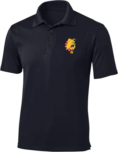Vista 66 de Polo atlético de micro piqué NCAA para hombre Prime con cuello propio