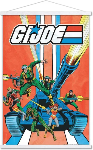 Vista 19 de Trends International GI Joe-Tank - Póster de pared, 14.725 x 22.375 pulgadas, versión enmarcada de madera de granero