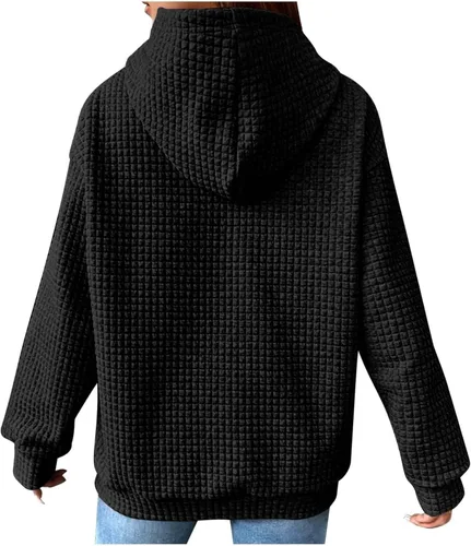 Vista 14 de SHAOBGE Sudaderas con capucha de gran tamaño para mujer, sudaderas con capucha para entrenamiento, suéteres casuales y cómodos trajes de moda