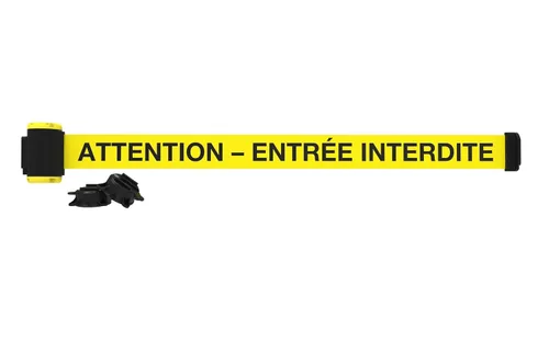 Vista 11 de Banner Stakes Soporte magnético de pared de 7 pies – Bandera roja "Danger- Entrée Interdite", se asegura fácilmente a múltiples superficies, cierre