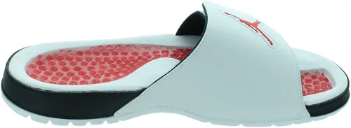 Vista 2 de Nike Jordan Hydro V Retro 555501 101 - Sandalias blancas y rojas negras, blancorojonegro (WhiteFire Red-Black), 14
