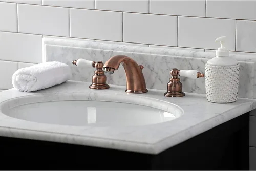 Vista 6 de Kingston Brass KB966PL Magellan grifo de baño generalizado, cobre antiguo