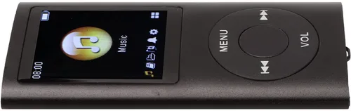Vista 9 de Reproductor de MP3, elegante reproductor de música portátil sin pérdida con auriculares, compatible con tarjeta de memoria 64G, apagado del sueño