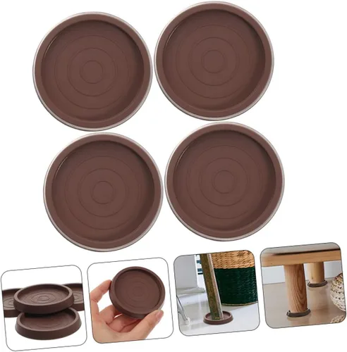 Vista 2 de STOBOK Almohadillas protectoras para patas de muebles, protectores de pies de silla, cubiertas de patas de piso de madera dura, tapas de pies