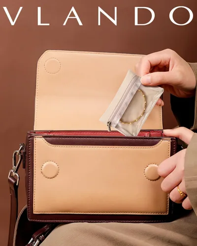 Vista 6 de Vlando 33 piezas de joyería de viaje, bolsa de terciopelo para joyas con cremallera, bolsa de joyería de viaje transparente, organizador de viaje