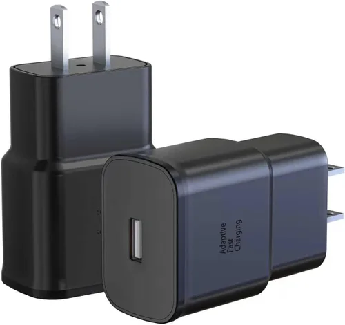 Vista 7 de Adaptive Fast Charging Block USB Wall Charger Adapter Compatible with Samsung Galaxy S25/S24/S23/S22/S22 Ultra/S21/S20/S10/S9/S8/S7/Edge/Note 10