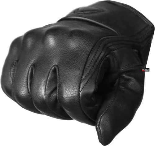 Vista 2 de COMMUTER Motorcycle Gloves Premium Leather for Men Motorbike Riding Gloves