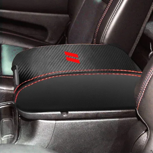 Vista 23 de YOSRTER Accesorios para Dodge Durango 2011-2018 2019 2020 Funda para reposabrazos de consola central, caja interior, decoración de reposabrazos