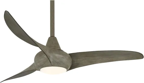 Vista 5 de Minka-Aire Ventilador de techo F845-CL Light Wave de 44" con luz LED y control remoto en acabado carbón