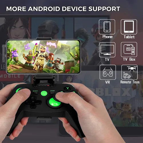 Vista 3 de Wuzcon Wireless Controller for iPhone, Android, Windows, Mac, PS3&4, Switch. Xbox and DualShock Dual Bluetooth Gamepad for Mobile Phone xCloud