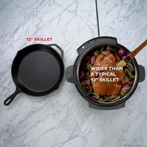 Vista 7 de Instant Pot Vortex Plus de 6 qt ClearCook Freidora de aire con ventanas transparentes, opciones de programas personalizados, funciones 6-en-1 Negro