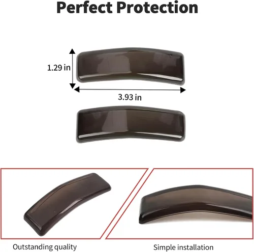 Vista 5 de JWWY Cubierta de luz de señal de giro para espejo retrovisor, intermitente, luz de señal para espejo retrovisor, ajuste para Ford Bronco 2021-2024