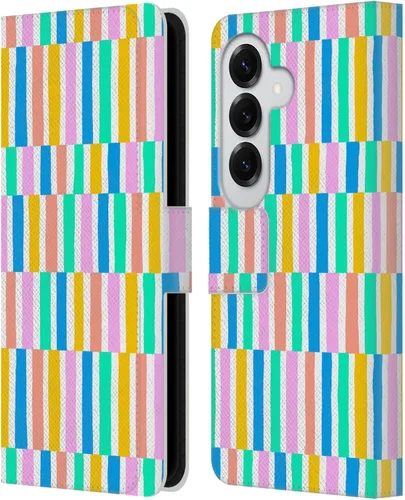 Vista 109 de Head Case Designs Officially Licensed Ninola Brushstrokes Multi Colorful Leather Wallet Case Compatible with Samsung Galaxy A07 4G