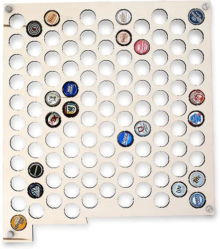 Vista 20 de Torched Tapa de cerveza Mapa Alabama, Estados Unidos tapa de cerveza titular decoración de pared, regalo para amantes de la cerveza para hombres