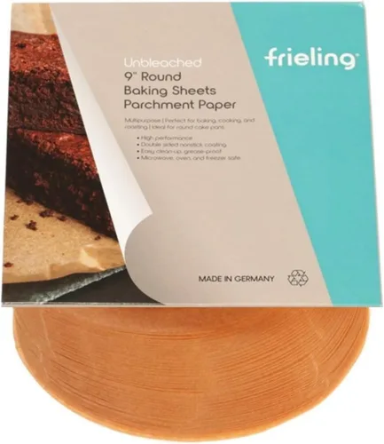 Vista 9 de Frieling Papel pergamino sin blanquear, revestimiento de silicona antiadherente reutilizable de doble cara, tamaño de hojas para congelar/hornear