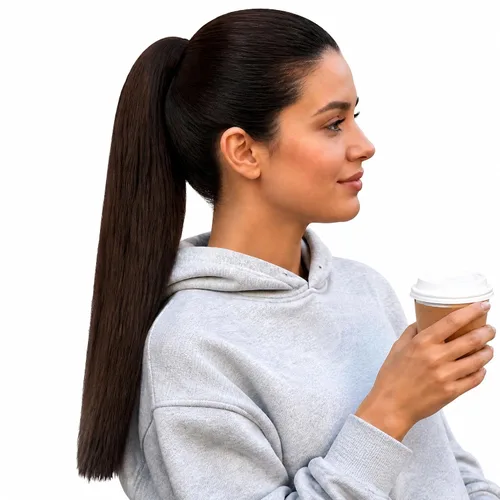 Vista 14 de Colas de caballo con clip para mujer, extensión de cola de caballo rizada de 18 pulgadas, 20 pulgadas, extensiones de cabello ondulado, color rubio