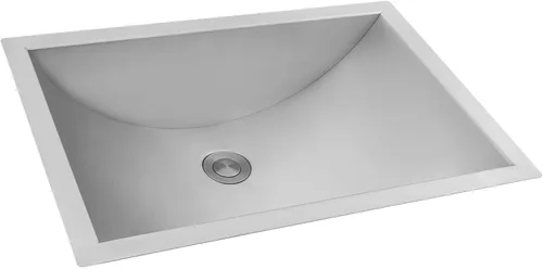 Vista 13 de Ruvati RVH6107BL RVH6107BL - Fregadero de cocina de acero inoxidable de calibre 16 con acabado cepillado que oculta arañazos, fregaderos de montaje