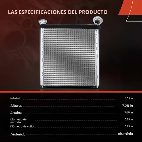 Vista 3 de A-Premium Núcleo de Calentador HVAC Delantero Compatible con Volkswagen Jetta 2011 2012 2013 2014 2015 2016 2017 2018, Reemplazo# 5C0819031