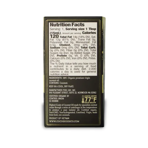 Vista 7 de Coco Goods Co. Aceite de coco orgánico de origen único premium, centrifugadora extraída – Ideal para el cuidado del cabello y las uñas, hidratante