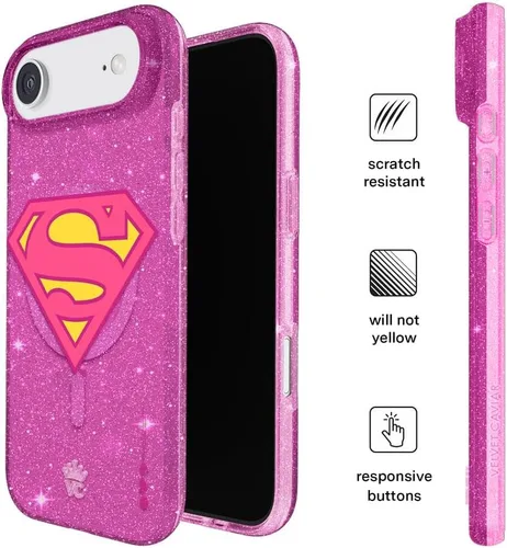 Vista 548 de VELVET CAVIAR Funda para iPhone 15, compatible con MagSafe, probada contra caídas de 10 pies, fundas protectoras de diseño, leopardo color rosa