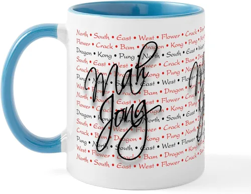 Vista 56 de CafePress Mahjong Mugs - Taza de café de cerámica de 11 oz (11.0 fl oz)